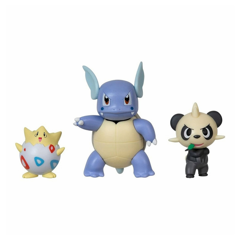 Набір ігрових фігурок Pokemon W17 - Тогепі, Панчам, Вартортл Днепр - изображение 2