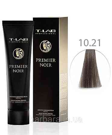 Крем-краска для волос T-LAB Professional Premier Noir Colouring Cream 10.21 Очень светлый блонд перламутрово-пепельный Киев