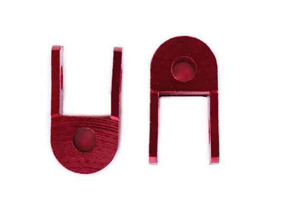 Удлинитель заднего амортизатора, пара: 25 мм, красный Мукачево