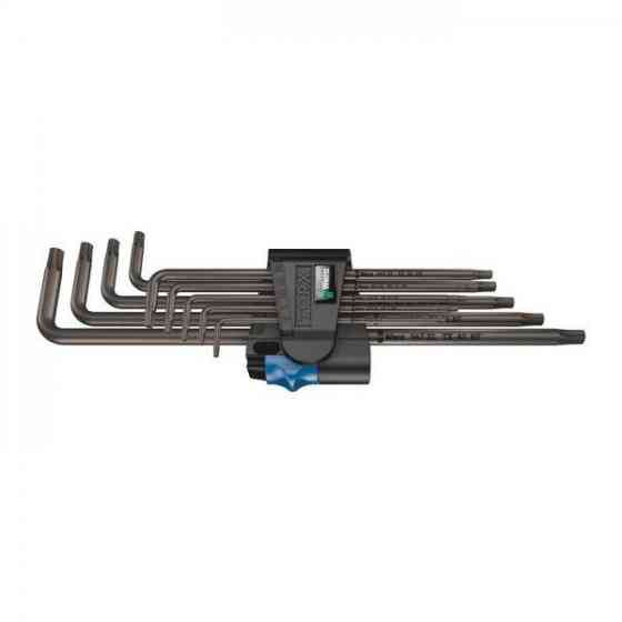 Ключі шестигранні Torx Wera довгі T8-T40 9шт. 05024450001 Одеса