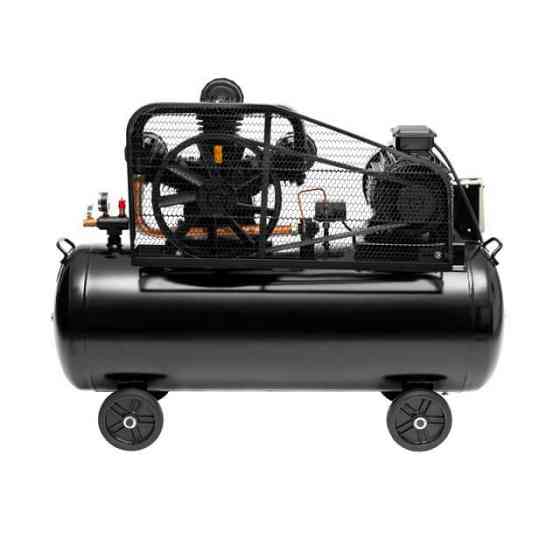 Компресор, 200 л, 7,5 кВт, 380 В, 10 атм, 1050 л/хв, 3 циліндри, 80 дБ INTERTOOL PT-0040 Киев