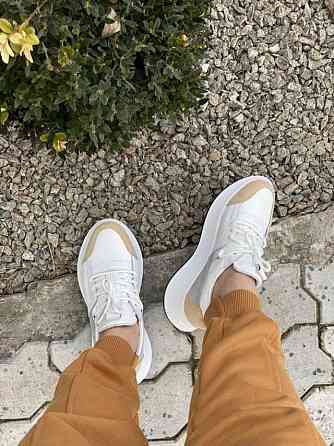 M.KRAFT Кросівки жіночі M.KRAFT 199 білий/сірий (весна-осінь, шкіра+замша натуральна) (4397) ли Коломыя