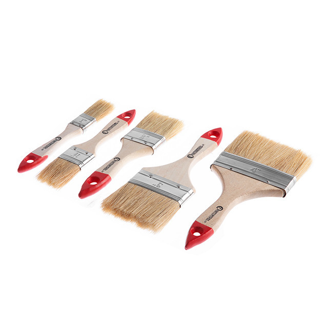 Набір пензлів флейцевих, 5 шт. (25, 38, 50, 76, 102 мм) INTERTOOL KT-1005 Киев - изображение 10