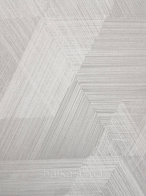 Шпалери метрові вінілові на флізеліні Sintra Vila геометрія фігури трикутники 3д сірі із зеленим 535622 Київ - фото 3