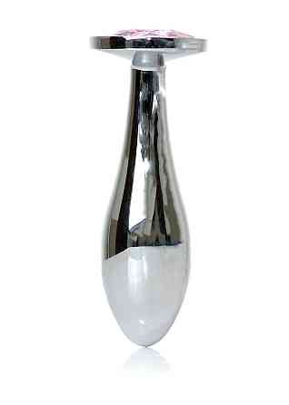 Анальна пробка - Jewellery Silver Plug M Pink Sex Aura Київ
