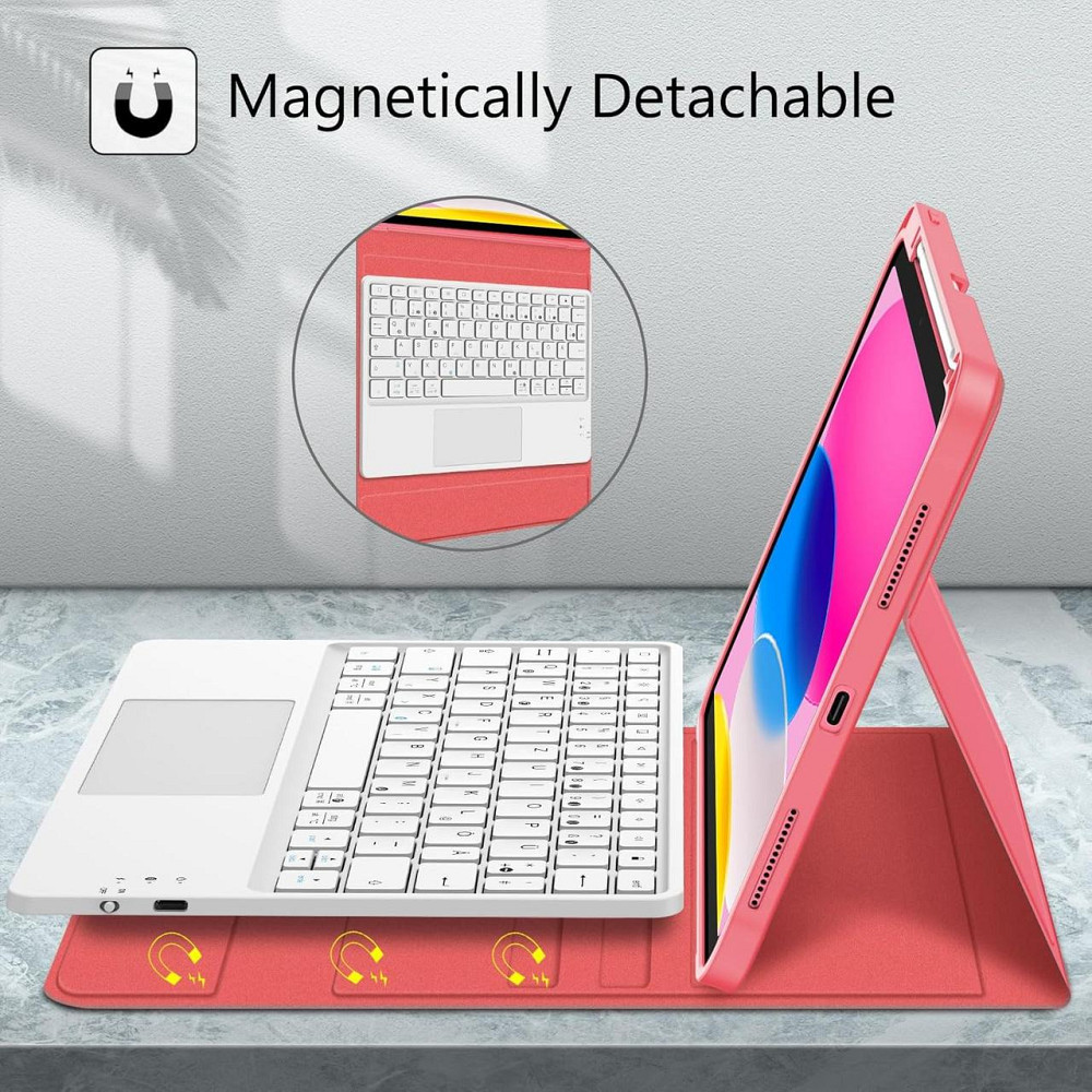 Чехол с клавиатурой iPad Air 11-inch(M2/M3/M4) 2024/ iPad Air 5 2022/Air 4 2020 10.9/iPad 4-го покол. 10.9 / iPad Pro 11 2018 Днепр - изображение 6