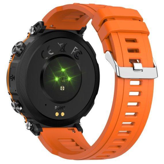 Умные наручные часы Smart Avation Pro Steel 2 ремешка (Оранжевый) Винница - изображение 5