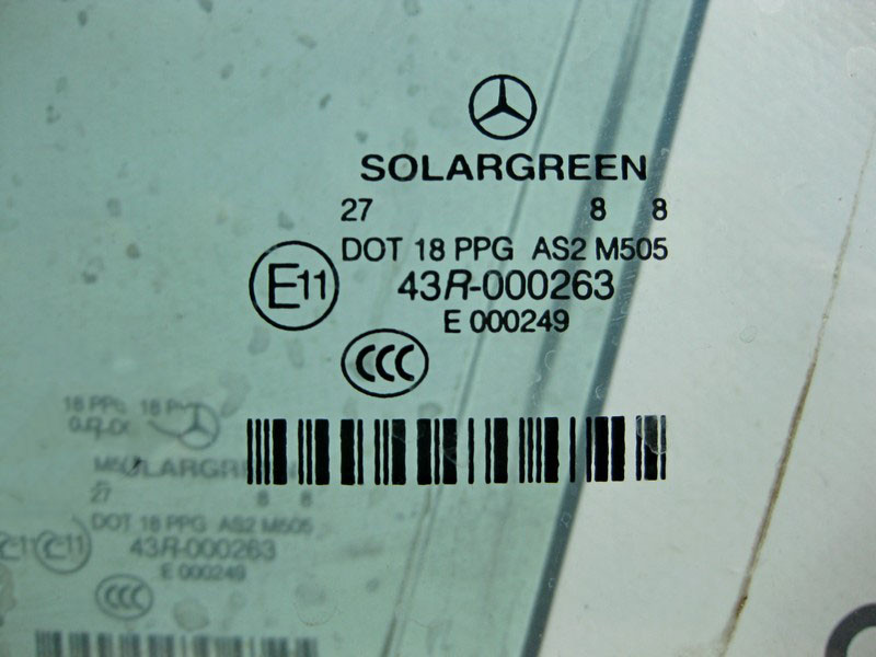 Mercedes-Benz  A2217201318 43R-000263 Скло передніх лівих дверей одинарне S-Class W221 Одеса - фото 2