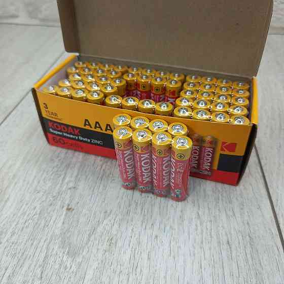 Батарейка KODAK AAА/R3 міні пальчикова сольові.блок батарейок 60штук Харків