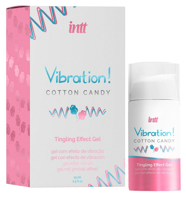 Рідкий вібратор - Intt Vibration! Cotton Candy 15 мл Sex Aura Київ - фото 1