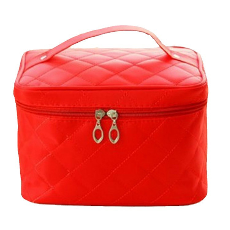 Косметичка женская 12 на 14 на 22 см красный Киев - изображение 4
