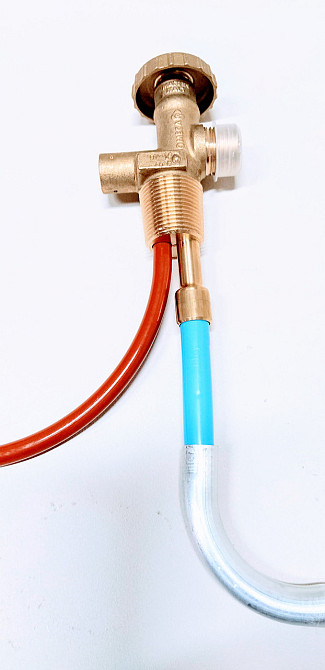 Вентиль CAVAGNA з сифонними трубками для газових пропанових балонів автонавантажувачів Київ - фото 2