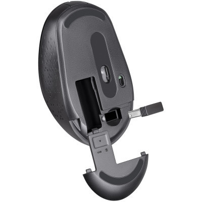 Мишка Defender Auris MB-027 Silent Wireless Black (52027) Вінниця - фото 3