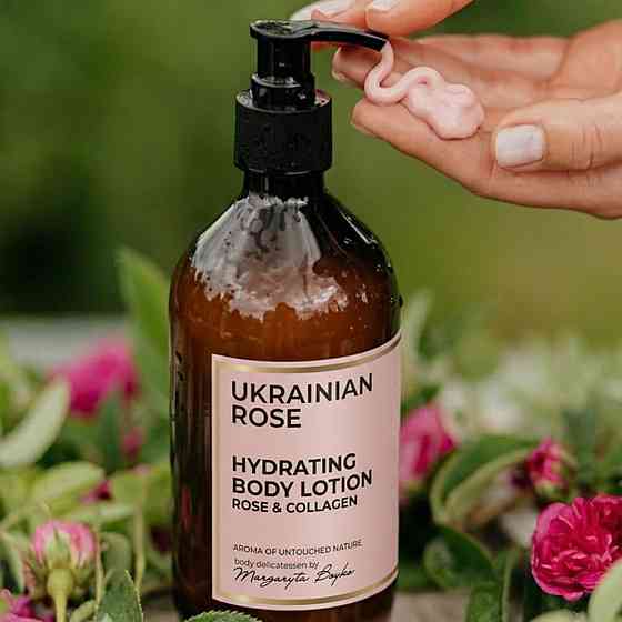 Увлажняющий лосьон для тела Rose & Collagen Ukrainian Rose 300 мл Киев