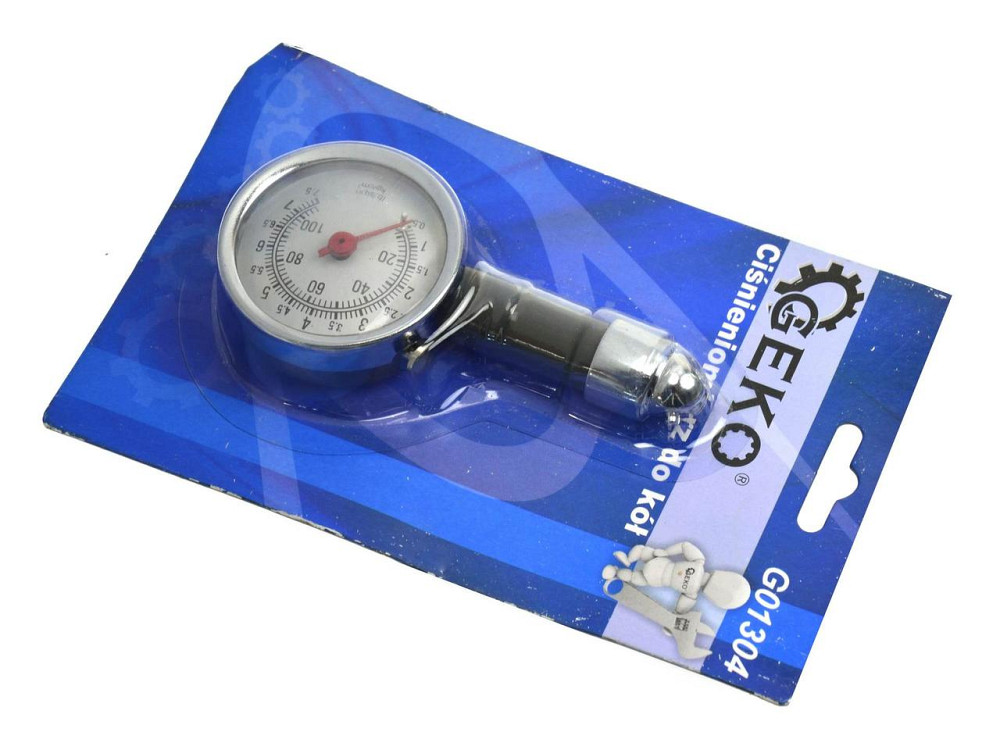 Манометр шин автомобіля "GEKO" аналоговий 0,5-7,5bar в металевому корпусі Киев - изображение 3