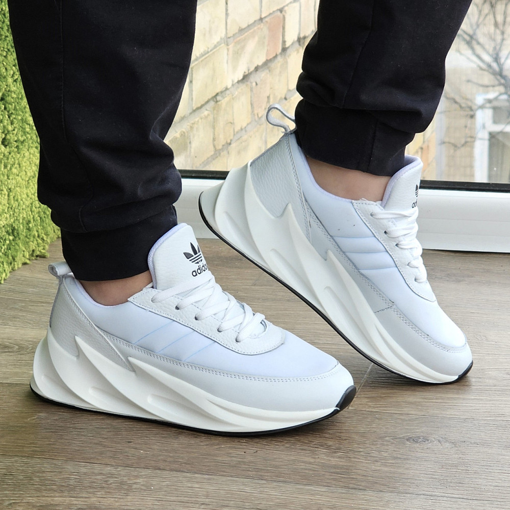 Кроссовки Adidas $harks Женские Адидас Белые Акулы (размеры: 36,37,39) Днепр - изображение 4