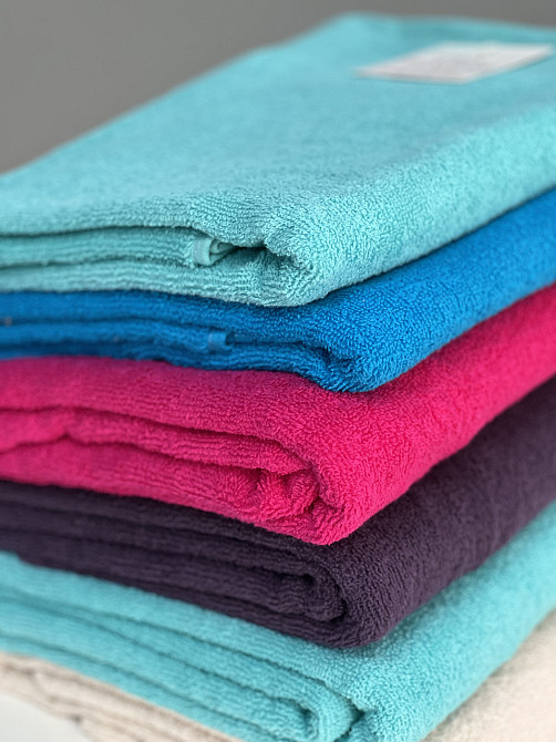 Рушник махровий Ideal Textile з бордюром однотонний щільність 360 г/м2 70х130 см (56860715) Чернівці - фото 3