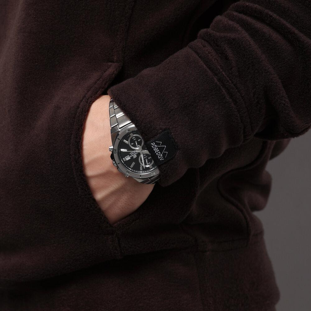 Флісовий зимовий чоловічий костюм Pobedov Mariot. Темно-шоколадний чоловічий флісовий костюм Київ - фото 3