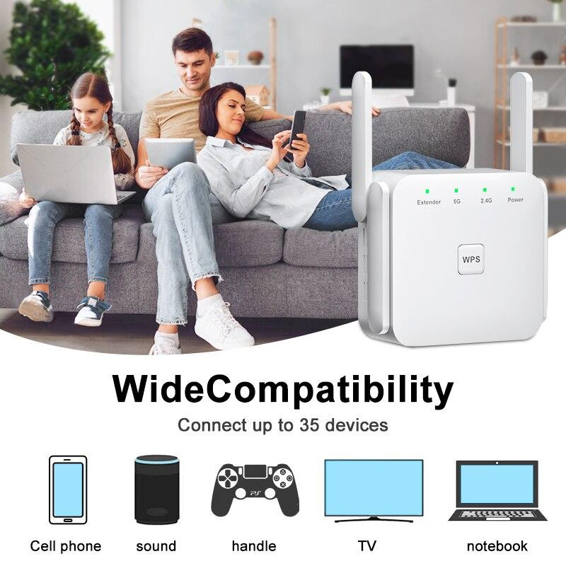 Репітер Wi-Fi 1200 Мбіт/с 5ГГц, 2,4. Підсилювач сигналу WIFI. Підсилювач Інтернету. Ретранслятор Wi-Fi сигналу Київ - фото 7