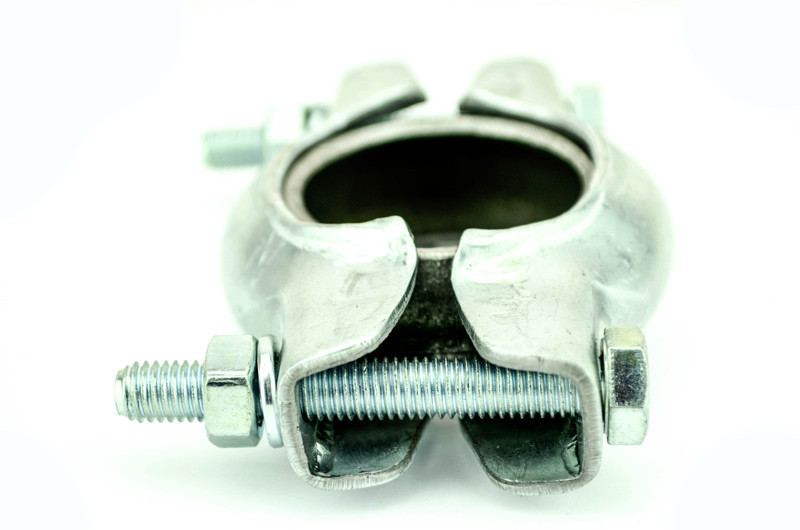 Хомут диаметр 40 мм 2108, 2109, 21099, 2110-2115 с болтами в сборе (кольцо металокерамика) эконом глушителя Мукачево - изображение 1