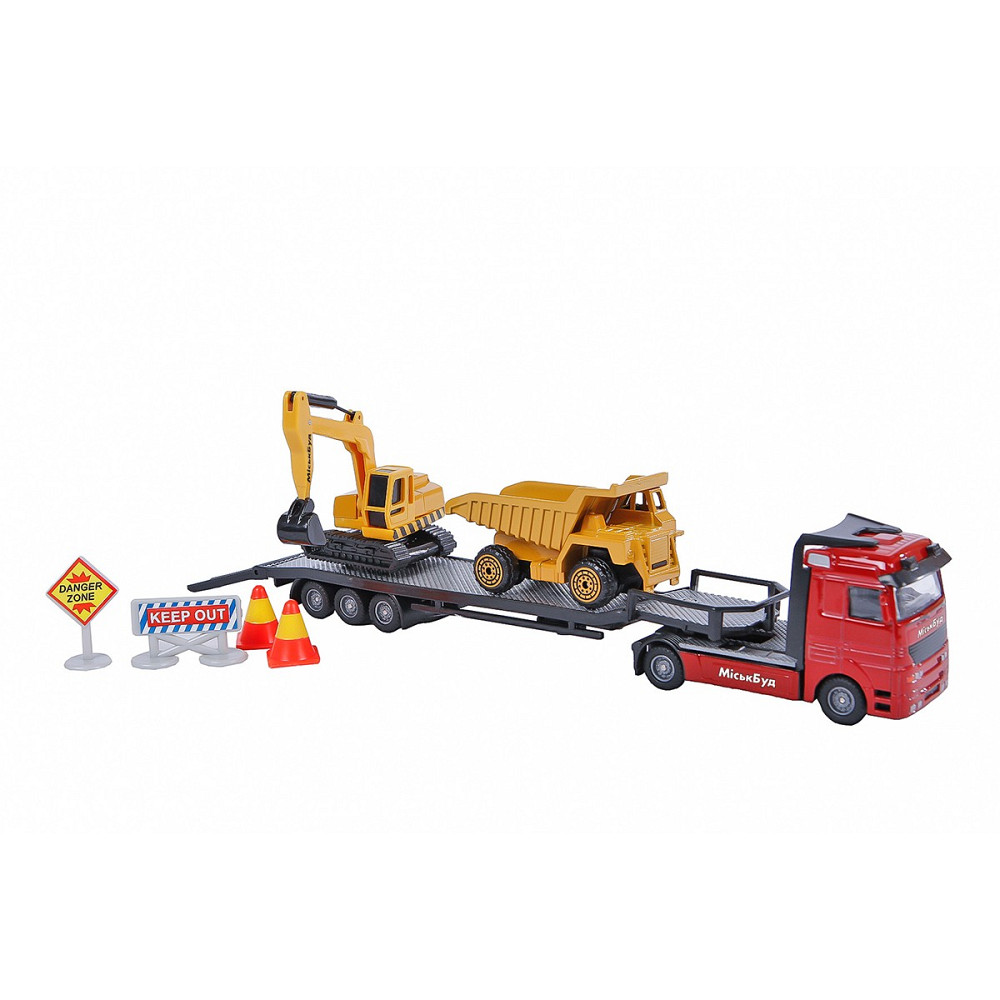 Ігровий набір - Автоперевізник (автоперевізник, самоскид, екскаватор, акс.) Днепр - изображение 1