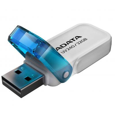 USB флеш накопитель ADATA 32GB UV240 White USB 2.0 (AUV240-32G-RWH) Винница - изображение 2