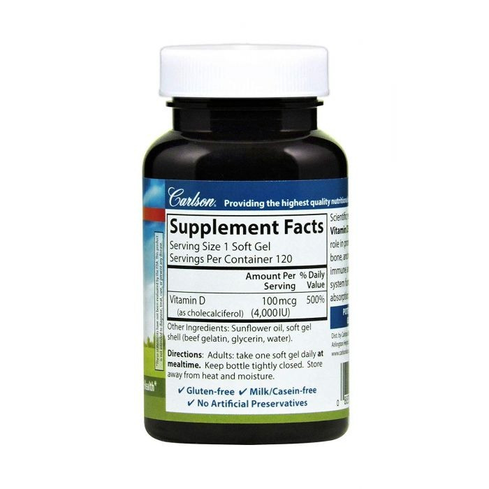 Витамин Д (Vitamin D) 4000 МЕ 120 капсул Киев - изображение 2