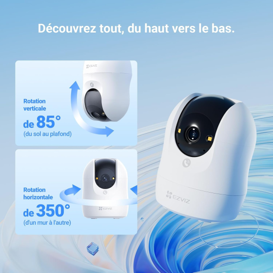 IP-камера EZVIZ C6N G1 4K Wi-Fi 2.4/5 ГГц, 360°, AI виявлення людей і тварин, кольорове нічне бачення, WDR, Alexa Київ