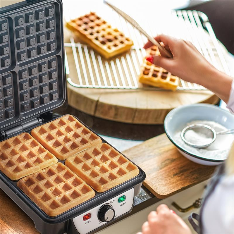 Вафельниця First FA-5305-3 чорний із сріблястим Харків - фото 10