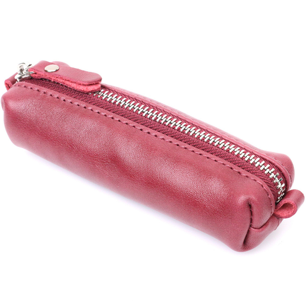 Женская кожаная ключница GRANDE PELLE 16790 Бордовый Киев - изображение 2