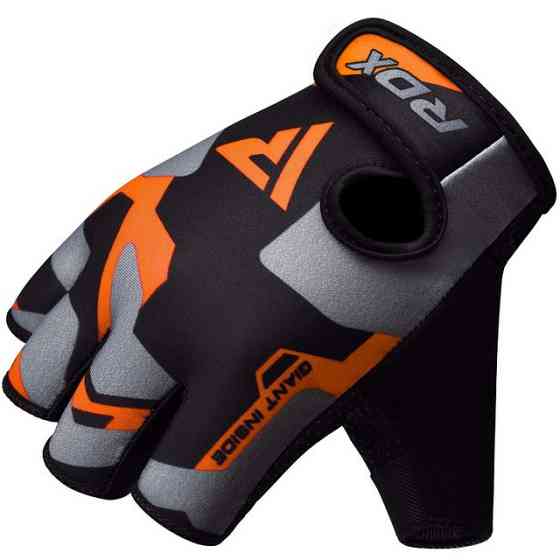 Рукавички для фітнесу RDX F6 Sumblimation Orange M Каменское