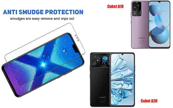 Захисне скло NeoGlass для Cubot A10, Cubot A20 – надпрозоре та стійке Київ