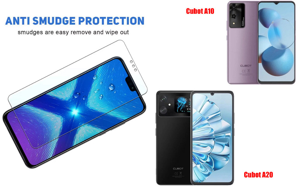 Захисне скло NeoGlass для Cubot A10, Cubot A20 – надпрозоре та стійке Київ - фото 3