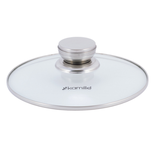 Каструля нержавіюча сталь 3л з кришкою порожнисті ручки 4912 KAMILLE Житомир - фото 5