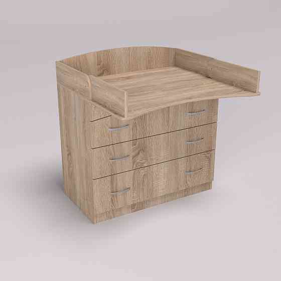 Комод пеленальний №2, Дуб Сонома, 864/465/916 Львів