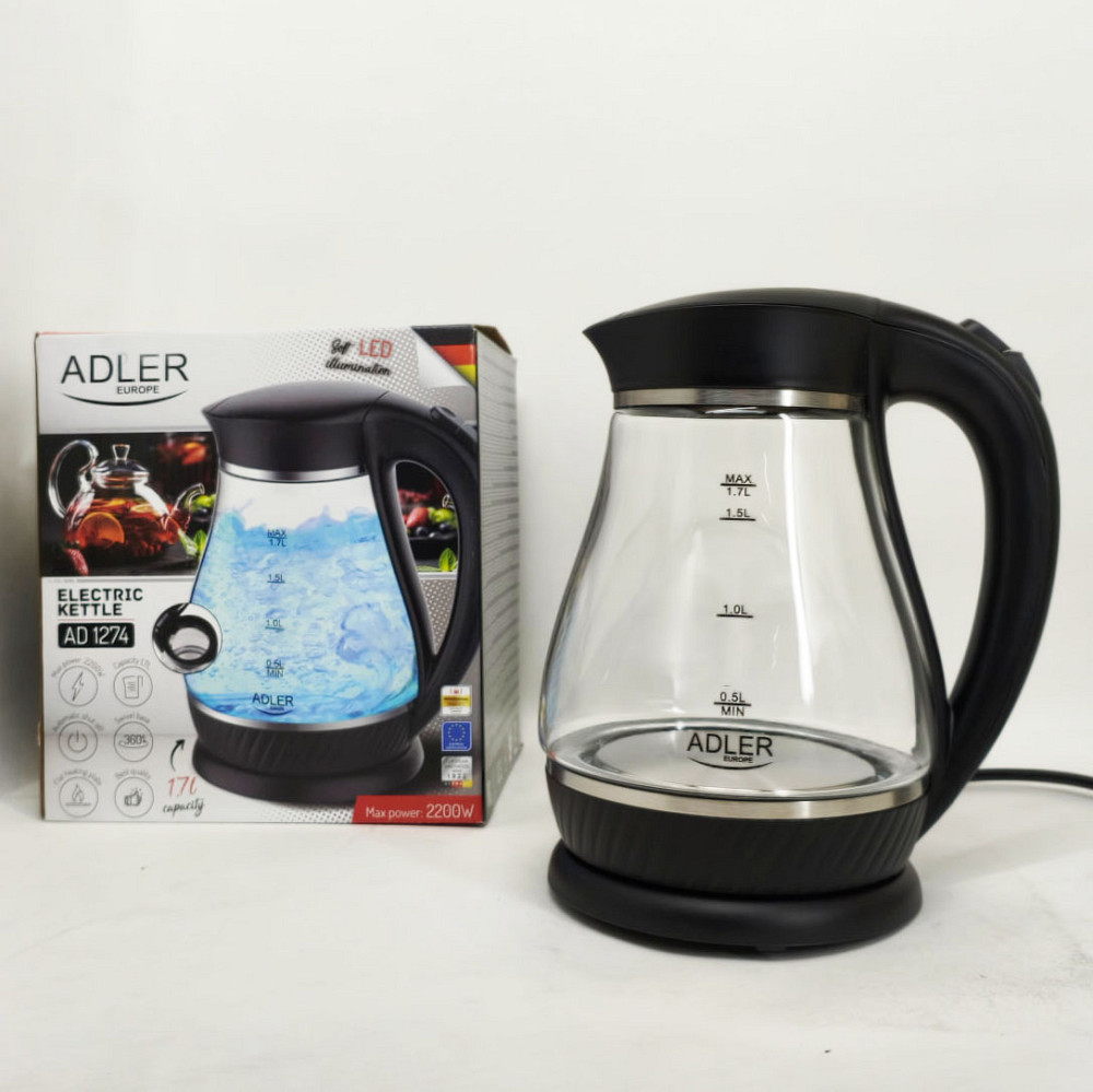 Чайник с индикацией и подсветкой, Электрочайник с контролем уровня воды, Хороший электронный чайник YF-63 Львов - изображение 3