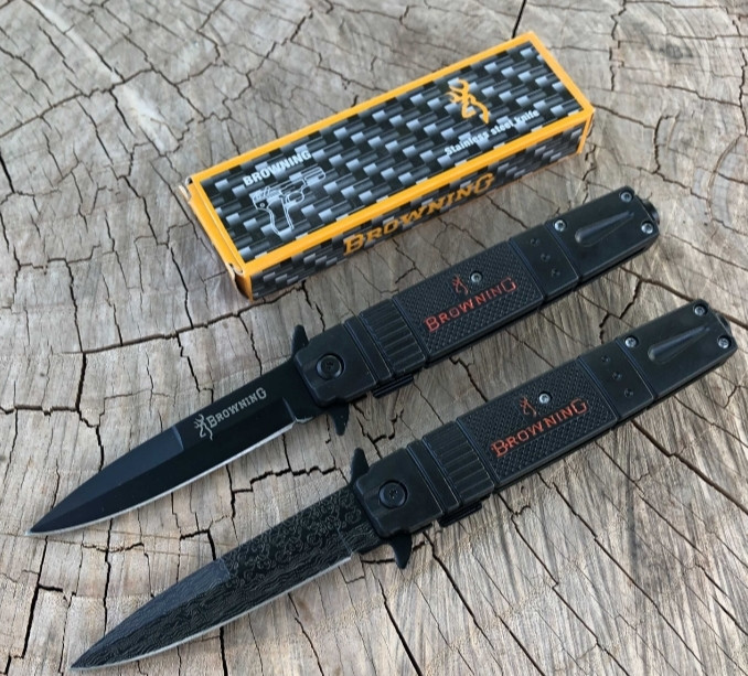 Ніж викидний Browning складаний туристичний кишеньковий ніж Фліпер Київ - фото 4