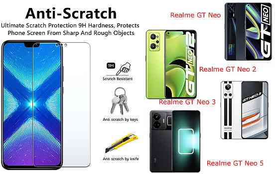 Защитное стекло NeoGlass для Realme GT Neo, GT Neo 2, GT Neo3, GT Neo5 – ультрапрозрачное и устойчивое Киев
