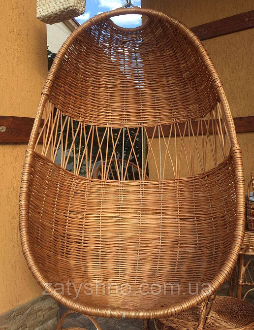 Кресло  кокон плетеное подвесное Киев - изображение 3