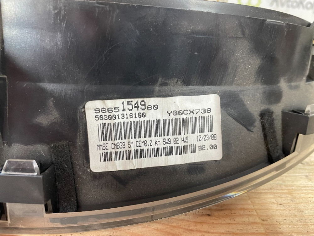 Панель приладів (спідометр) Peugeot Partner 2008-2015 (9665154980) Ковель - фото 2