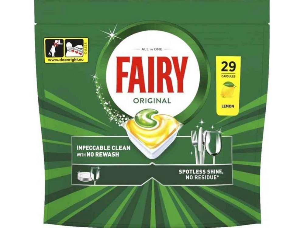 Капсули для посудомийних машин 29 Original All in One ТМ FAIRY Київ - фото 2