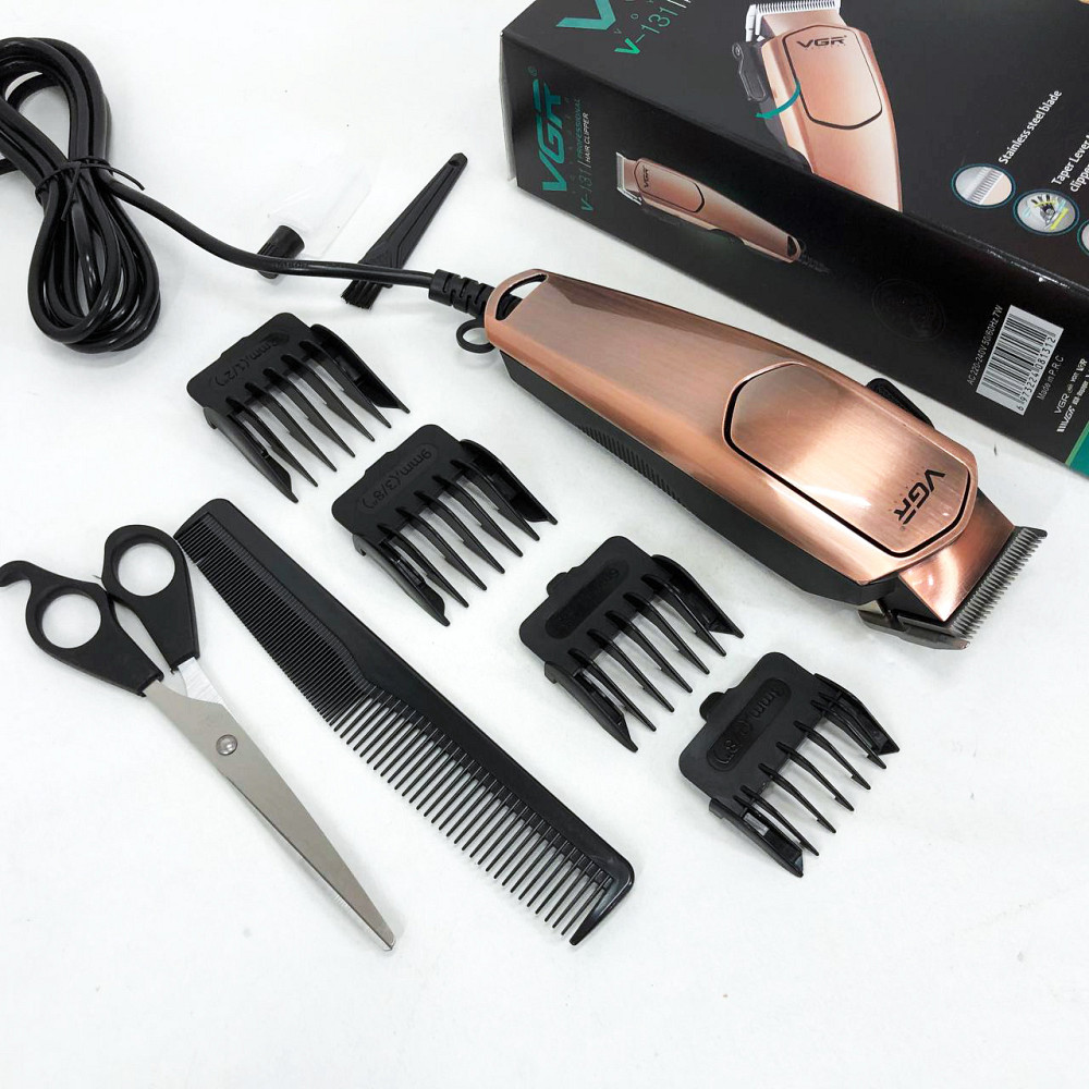 Профессиональная электрическая машинка для стрижки VGR V-131, Мужской триммер для окантовки XN-91 Львов - изображение 6
