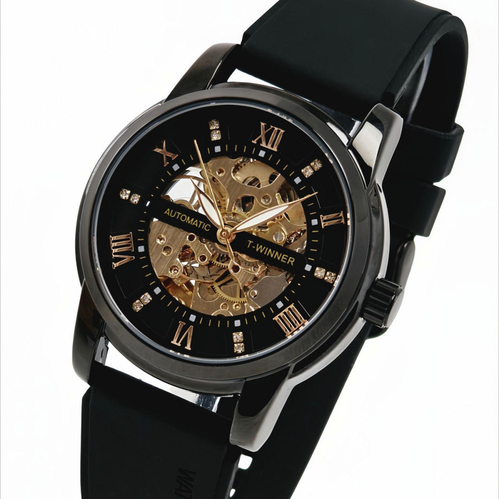Годинник жіночий механічний Winner Triumph Ruby Red (2 ремінці) Київ - фото 7