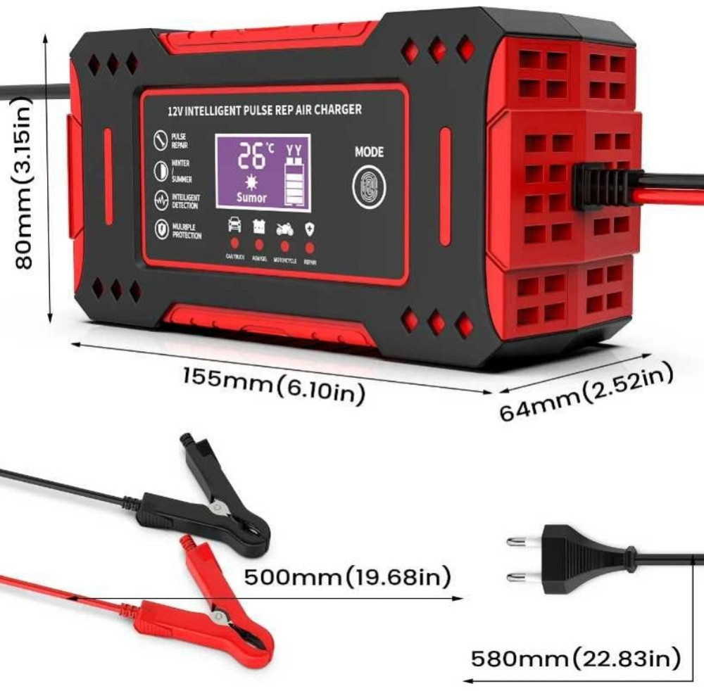 Зарядний пристрій/Зарядное устройство 12V 6A/8А/10А  Для Авто/Мото. Киев - изображение 3