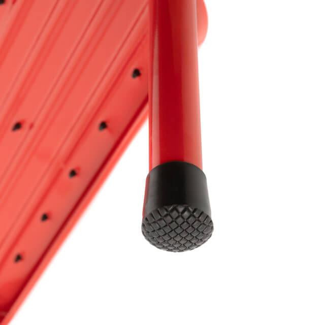 Драбина сталева, 5 сходинок, 380×260 мм, висота: 1617 мм, висота до платформи: 1215 мм INTERTOOL LT-0039 Київ - фото 7