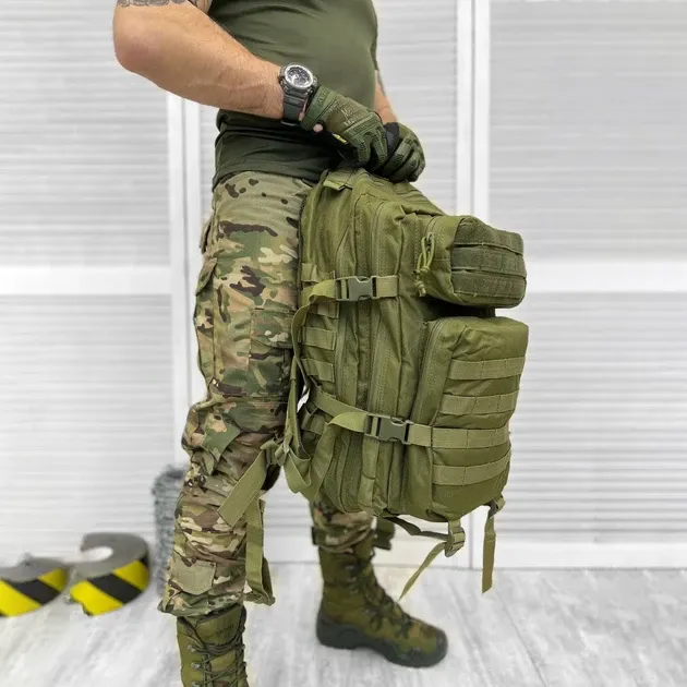 Рюкзак великий 48л. олива 55х35х22 см Одеса - фото 3