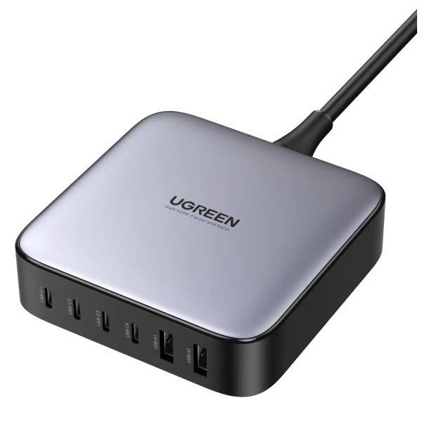 Зарядний пристрій 6xUSB 200W GaN (4хUSB-C+2xUSB-A) CD271 Ugreen (40914) Київ - фото 2