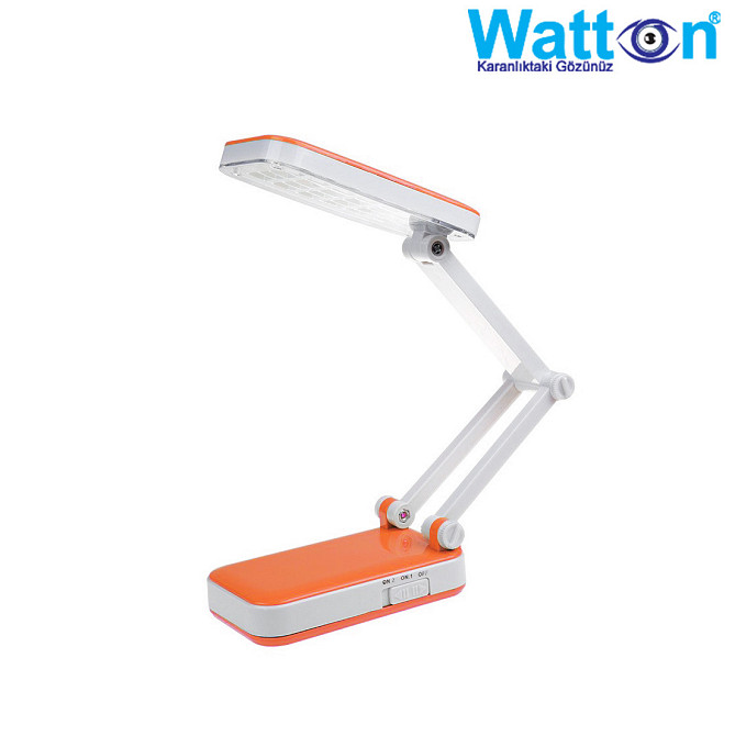 Акумуляторна настільна лампа Watton WT-006 світлодіодний світильник трансформер працює 10 годин Помаранчевий Кам'янець-Подільський - фото 2