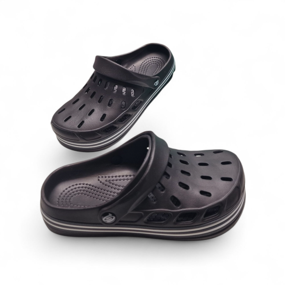 Чоловічі крокси коричневі сабо з великими дірками багато отворів Одеса - фото 12