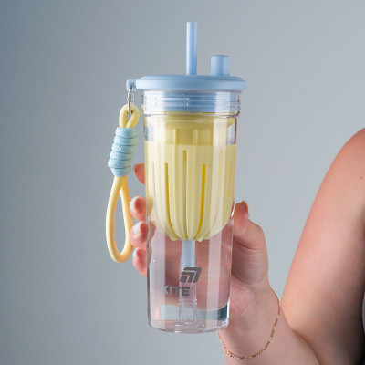 Пляшка для води Kite 650 мл, жовто-блакитний (K25-1219-3) Вінниця - фото 10